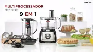 Multiprocessador Turbo Chef 9 em 1 Mondial MPN-01-BF