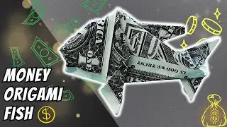 Money Origami Fish 🐟💵 | Easy Dollar Origami for Creative Gifts!