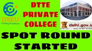 Dseu Delhi private polytechnic 2021 | NEW SCHEDULE | Spot Round | Updates | #dseu