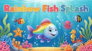 Rainbow Fish Splash 🐠🌈 | Fun Underwater Song for Kids | Happy Tale & Tune