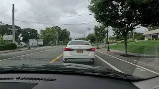 Driving to Ronkonkoma NY Portion Rd @Long Island NY Views
