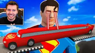 Carros vs SUPERMAN GIGANTE 2025 no Teardown Mods