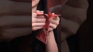 #asmr Satisfying beeswax wrap peeling