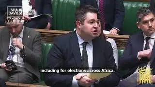 Shaun seeks support for companies like Mail Solutions facing export barriers.