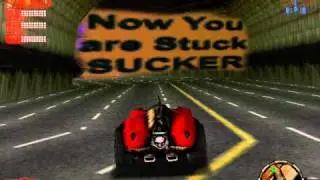 Kangaroo on command easter egg - Carmageddon TDR 2000