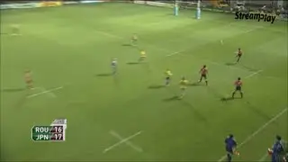 Ayumu Goromaru crucial monster punt vs Romania 2012