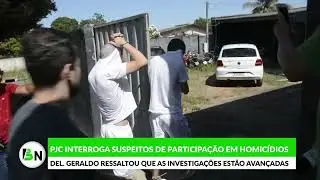 PJC interroga dois suspeitos de participa&ccedil;&atilde;o em alguns homic&iacute;dios ocorridos em Matup&aacute;
