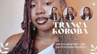 Como fazer Trança Koroba ou Korobabraids #koroba #korobabraids #eulariachinduva