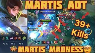 39 KILLS MVP 😱 | Martis Went COMPLETELY INSANE (OP Gameplay) #mlbb #moba5v5pippin #moba5v5hindi 