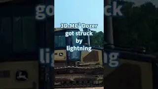 Topcon 3D-MC&sup2; Dozer Struck by Lightning?! / Benchmark Tool & Supply #shorts