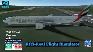 RFS-Real Flight Simulator||Shannon-Belfeast City||B777-300ER||Emirates||FullHD||RealRoute|