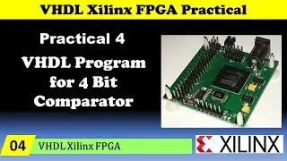 VHDL code for Four Bit Comparator