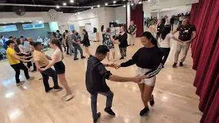 West Coast Swing Open Whip with Ninja Ending