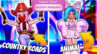 WE CHOSE OUR OWN PAGEANT THEME IN ROYALE HIGH IN ROBLOX!