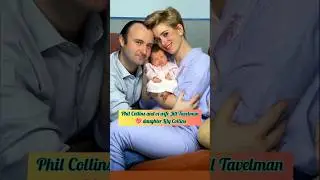Cute pictures of Phil Collins with his beautiful daughter Lily over the years #shorts