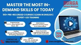 100+ IT & Tech Courses &mdash; Learn Anytime, Anywhere with DURGASOFT Online !