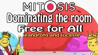 Mitosis the Game - Dominating the room - Free for All - leandrofq and lucasqr - Mongosis
