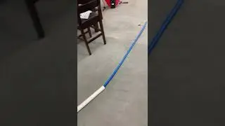 Straightening RapidAir Maxline tubing - PVC pipe trick