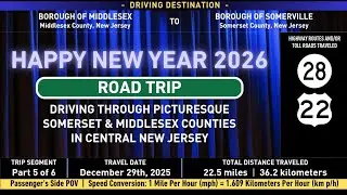 12/29/2025 &bull; Part 5 of 6 | Driving from Middlesex Borough to Somerville, New Jersey USA
