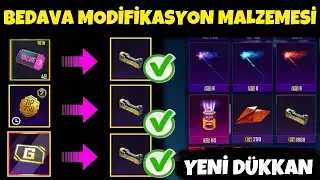 BEDAVA MODİFİKASYON MALZEMESİ ALMA & MATERYAL KASMA PUBG Mobile MODİFİKASYON MALZEMESİ NASIL ALINIR?