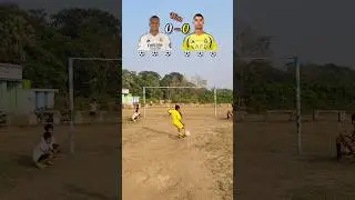 Team Ronaldo vs Team Mbappe CHALLENGE #shorts #football #challenge #youtube #trending #viral #video