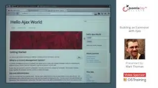 Building a Joomla Extension with Ajax by Matt Thomas