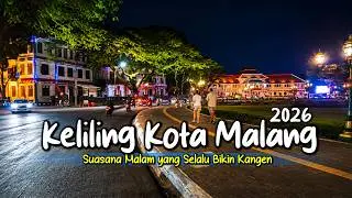 RIDING AROUND MALANG CITY ON A WEEKNIGHT || MISSING HOME❗ PASSING BY UNFORGETTABLE ICONIC SPOTS