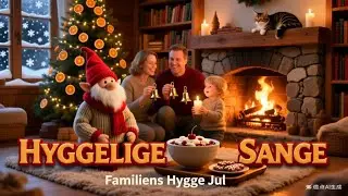 Dansk Jule Musik 1 time 🎄 Jul i Stuen | Hyggelig Dansk Julesang for Hele Familien