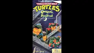 Opening to Teenage Mutant Ninja Turtles: Cowabunga, Shredhead 1990 VHS