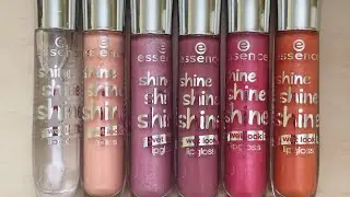 Essence shine shine lip gloss swatches “medium skin tone