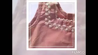 hand embroidery kurtaz for little baby girls