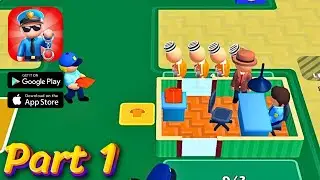 Police Station Idle Gameplay Walkthrough Part 1 - Build & Manage a Police Force! (iOS, Android)