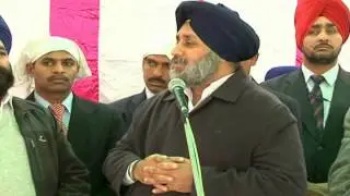 SARNA TRYING TO WEAKEN THE SIKHS UNITY-SUKHBIR SINGH BADAL