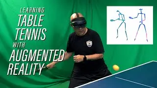 Learning table tennis with augmented reality