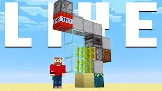 LIVE Onhandige Redstone Machines Ontwerpen (Creative)