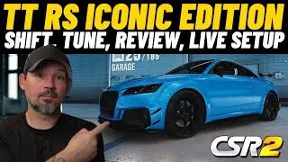 CSR2 Audi TT RS Coupe iconic edition | Shift, Tune Review, Live Racing Setup