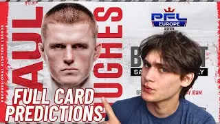 PFL EUROPE 1 HUGHES VS. MIRANDA FULL CARD PREDICTIONS!