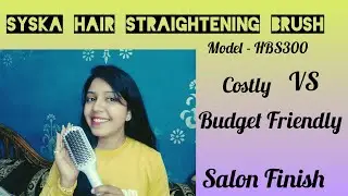 Syska Hair  Straightening Brush// Budget Friendly//Unique Find From #flipkart #syska #haircare