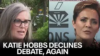 Katie Hobbs declines, again, to meet Kari Lake in televised Arizona Governor debate