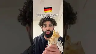 trying a German D&ouml;ner for the first time