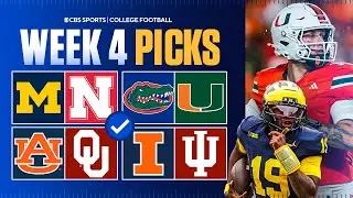 College Football Predictions & Best Bets For Week 4 [Michigan vs Nebraska, Florida vs Miami & MORE]