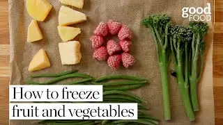 How to freeze fruit and vegetables