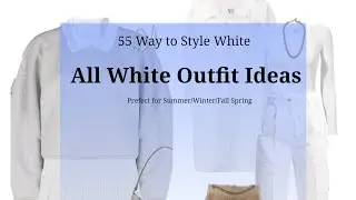 55 Ways to Style White. How to style white for all white event?  @Pinchofprettyllc