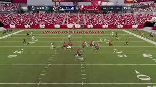 Calais Campbell Got The Interception But Forgets He Has The Ball