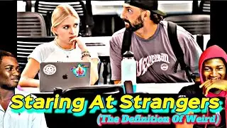 Staring At Strangers In The Library Prank #1 ~ @BigDawsTv {REACTION VIDEO} #endaze