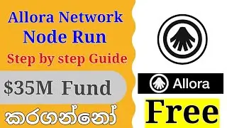 Allora Network Run NodeFull Guide Step by step | $35M Found How to make money online |WwCf Sinhala