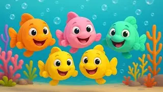 happy fish dance sing along kids song for toddlers preschoolers