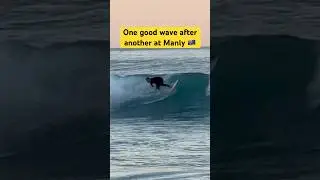 One good wave after another at Manly #surfing #surf #surfer #manly #waves #australia