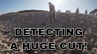 Beach Metal Detecting, GOTTA LOVE HUGE CUTS!