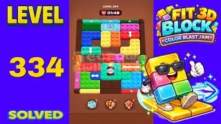 Fit Block 3D &ndash; Level 334 | Walkthrough Fast & Clean Solution